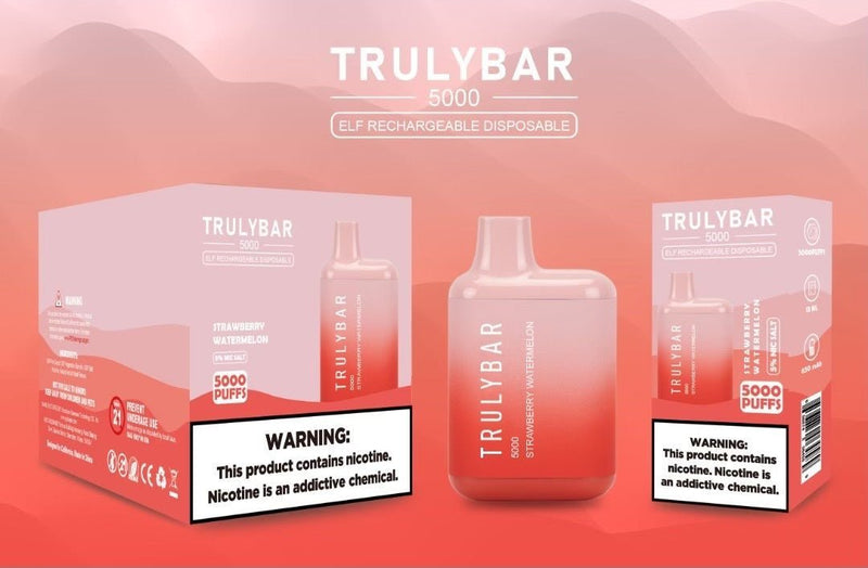 Truly Bar (Elf Edition) 5000 Puffs 13mL strawberry watermelon with packaging