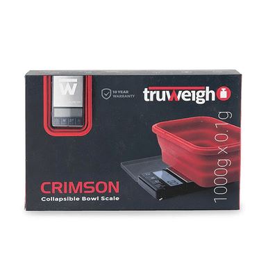 Truweigh Crimson Scale Collapsible Bowl packaging