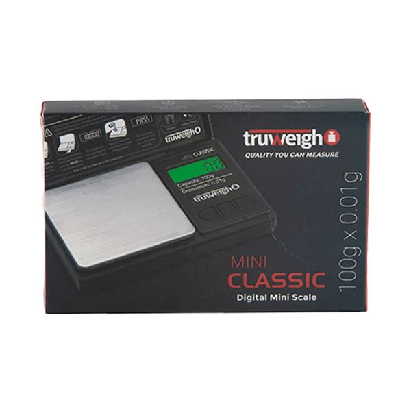 Truweigh Mini Classic Scale 100g X 0.01g packaging