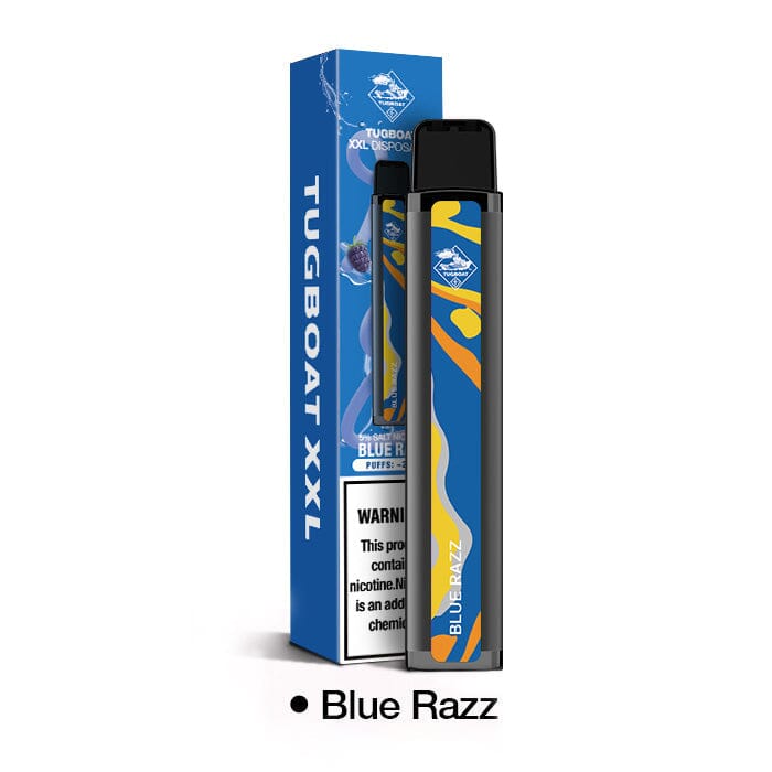 Tug Pod XXL Disposable | 2500 Puffs | 6.5mL blue razz with packaging