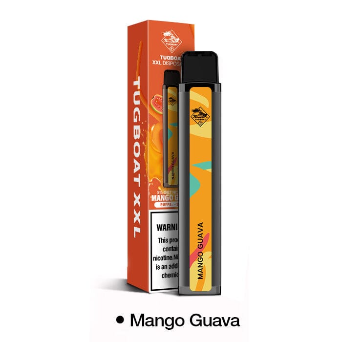 Tug Pod XXL Disposable | 2500 Puffs | 6.5mL mango guava with packaging
