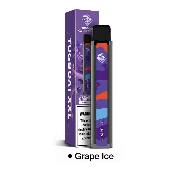 Tug Pod XXL Disposable | 2500 Puffs | 6.5mL grape ice with packaging