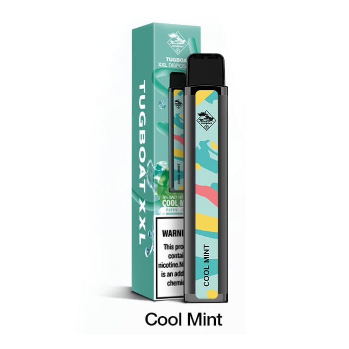Tug Pod XXL Disposable | 2500 Puffs | 6.5mL cool mint with packaging