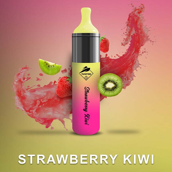 Tugpod EVO Disposable 4500 Puffs 10mL 50mg strawberry kiwi with background