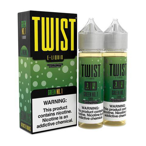 Green No. 1 by Twist E-Liquids 120ml with packaging