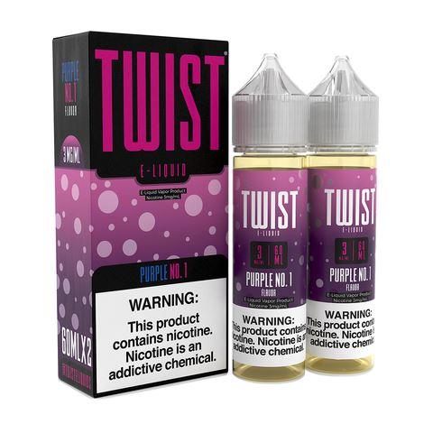 Purple No. 1 by Twist E-Liquids 120ml with packaging