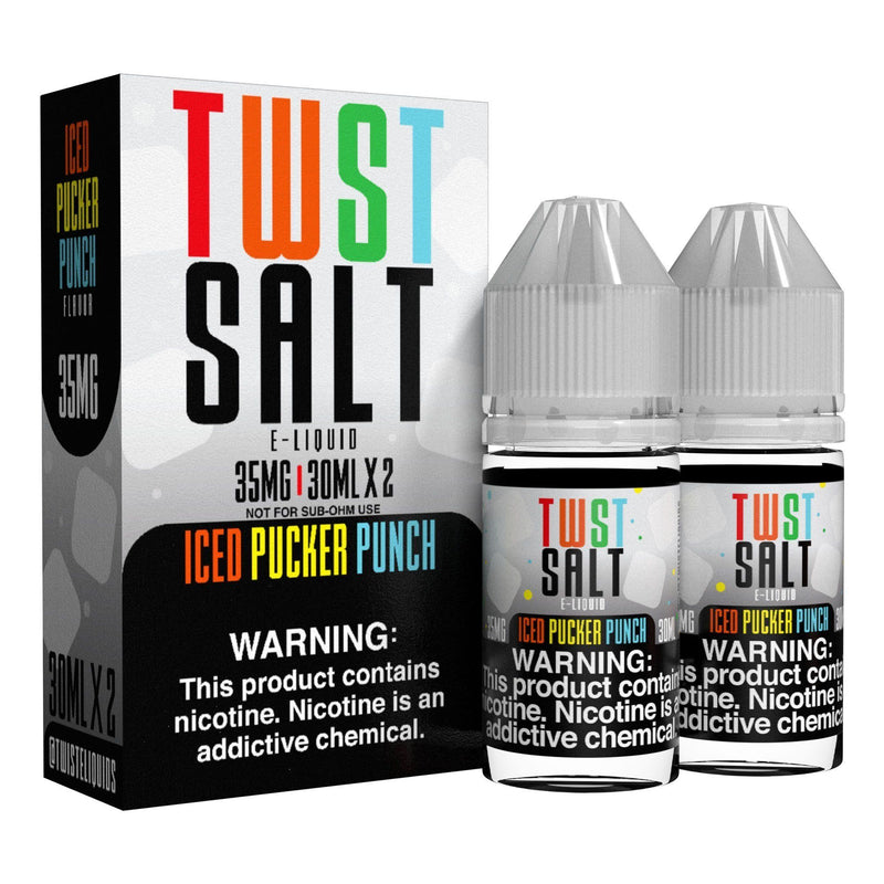 Iced Pucker Punch by Twist Salt E-Liquids 60ml with packaging