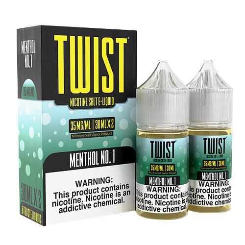 Menthol No. 1 by Twist Salt E-Liquids 60ml with packaging