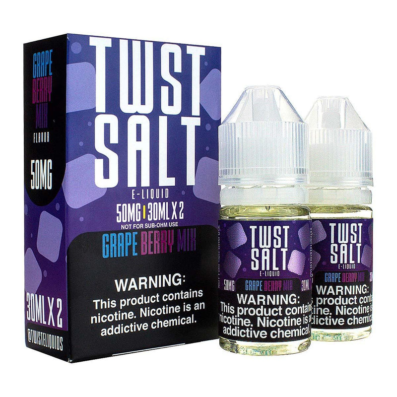 Purple Grape by Twist Salt E-Liquids 60ml with packaging