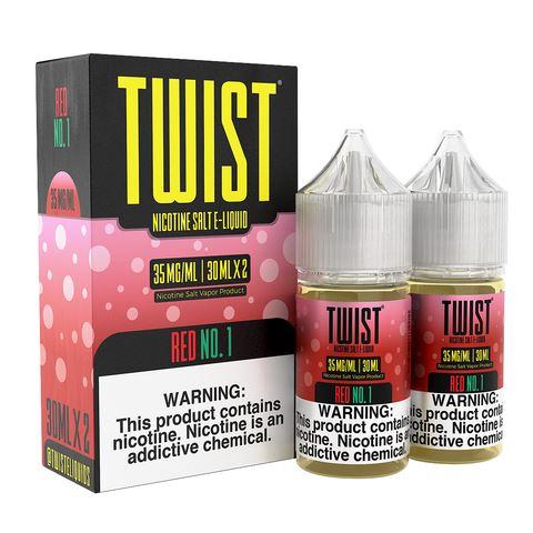 Red No. 1 (Watermelon Madness) by Twist Salt E-Liquids 60ml with packaging