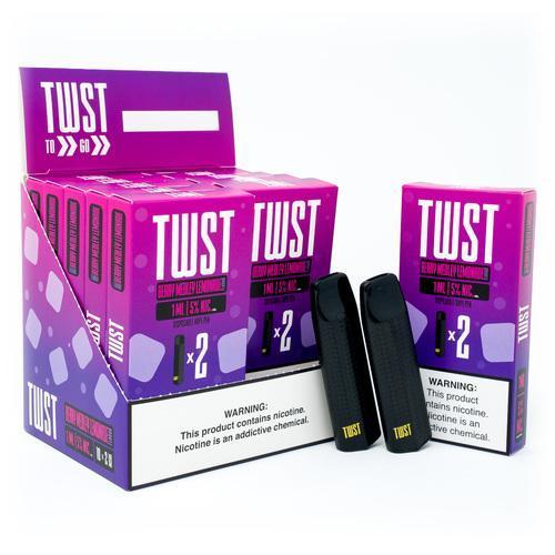 TWST E-liquids Disposable (2 Packs - Box of 10) berry medley lemonade with packaging