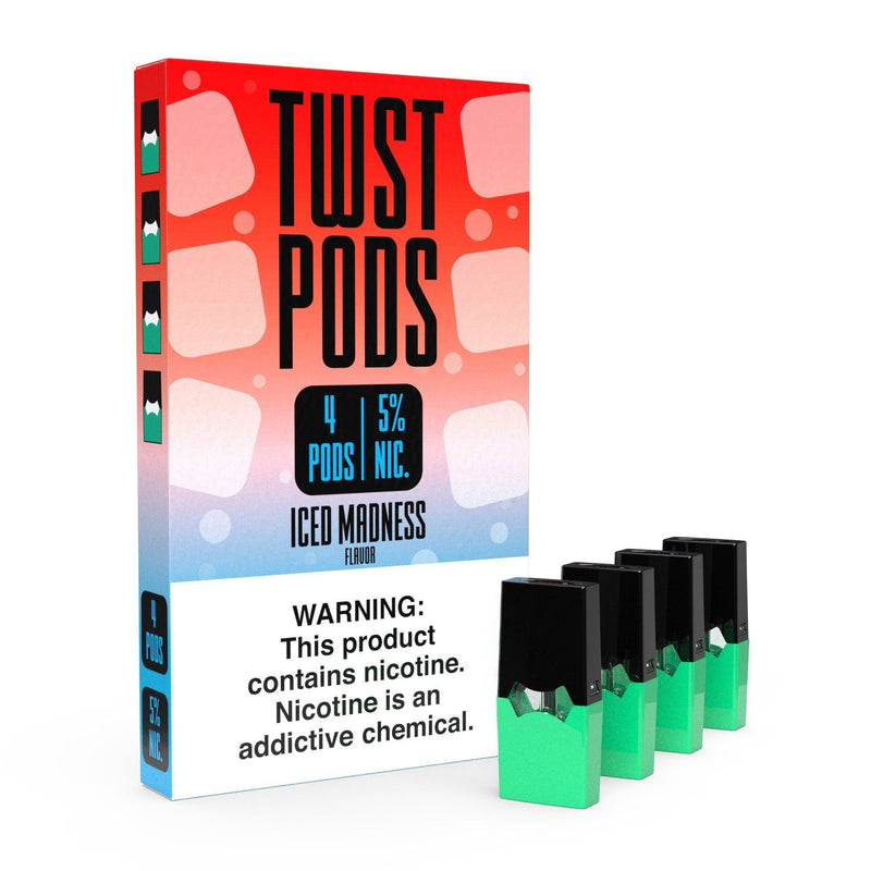 TWST PODS | Iced Madness JUUL Compatible Pods - 5 Pack with packaging