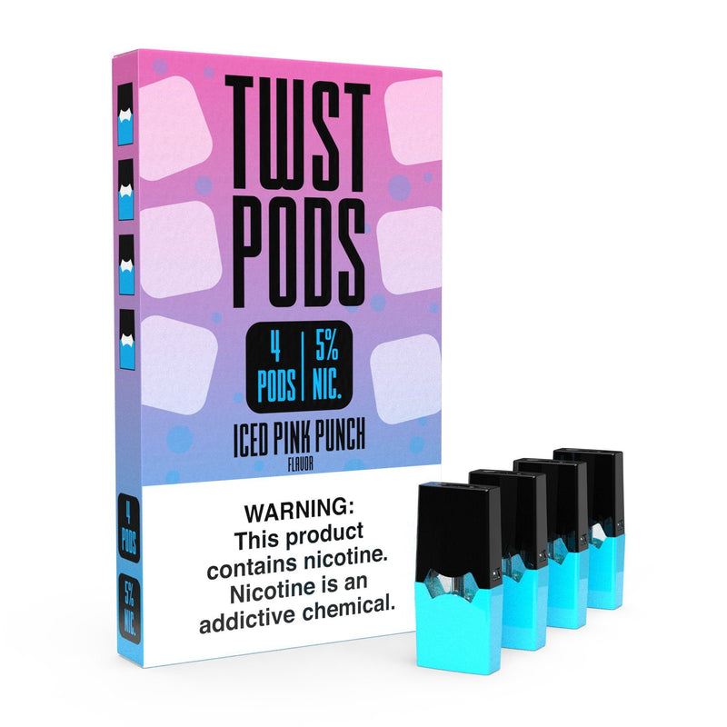 TWST PODS | Iced Pink Punch Lemonade JUUL Compatible Pods - 5 Pack with packaging