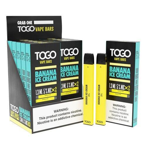 TWST TO GO | Disposables 5% Nicotine (Individual) banana ice cream with packaging