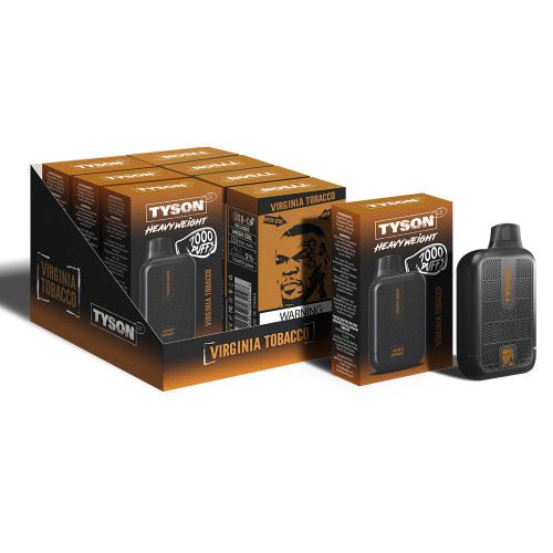 Tyson 2.0 Heavy Weight Disposable | 7000 Puff 15mL | 50mg - Virginia Tobacco with packaging