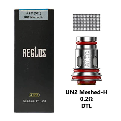 Uwell Aeglos Coils | 4-Pack 0.2ohm with packaging
