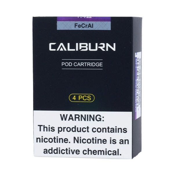 Uwell Caliburn Replacement Pod Cartridge (Pack of 4) packaging only