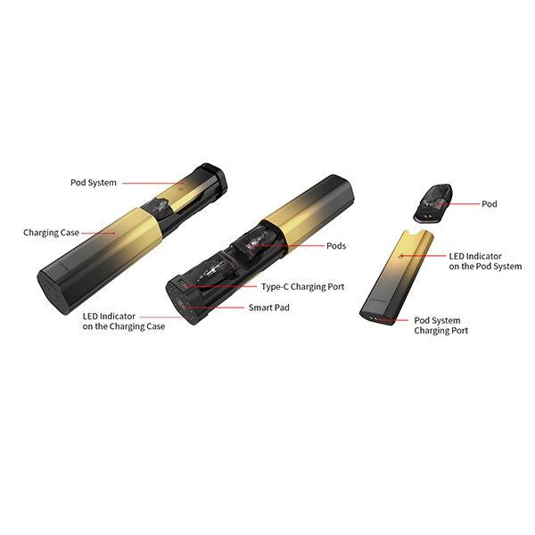 Uwell Tripod PCC Pod Kit | 11w parts