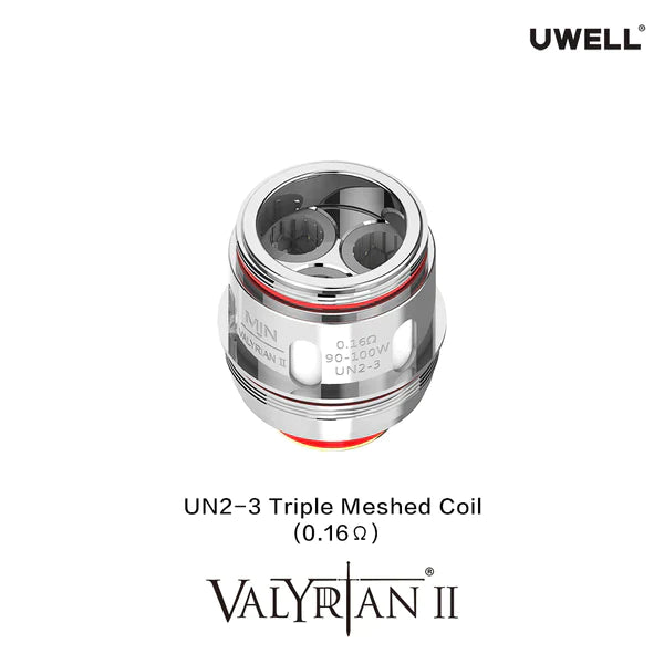 Uwell Valyrian 2 Replacement Coils (Pack of 2) 0.16 ohm