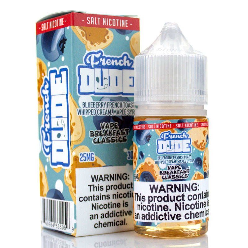 French Dude by Vape Breakfast Classics Salt 30ml with packaging