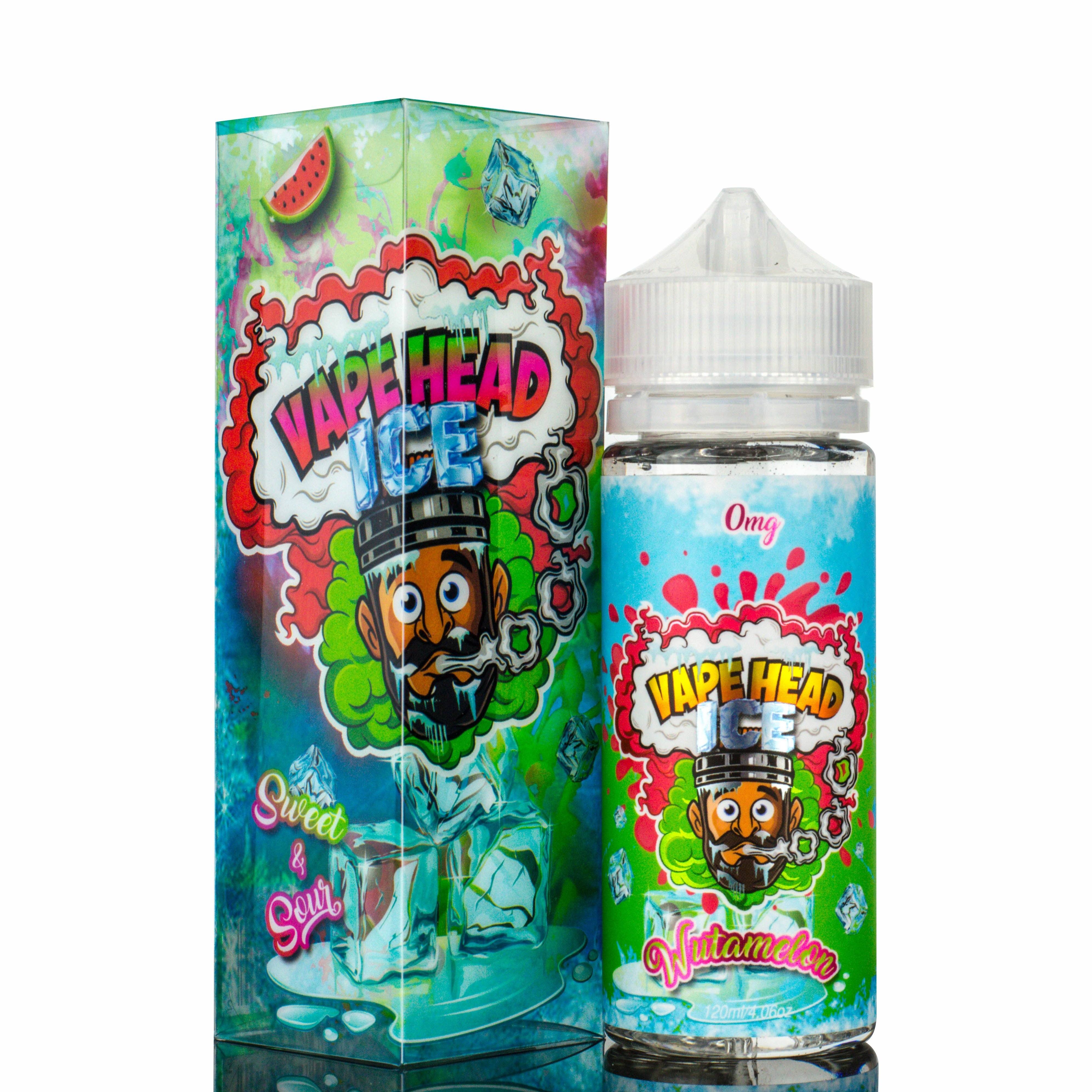 Wutamelon Ice by Vape Head 120ml with packaging