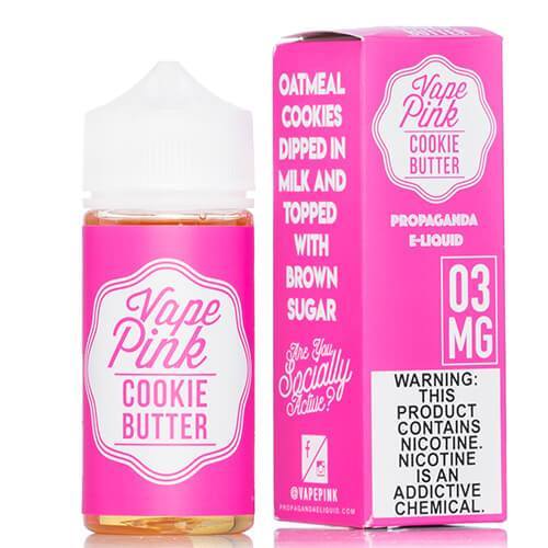 Cookie Butter by Vape Pink E-Liquid 100ml with Packaging
