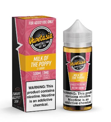 Milk of the Poppy by Vapetasia 100mL with Packaging