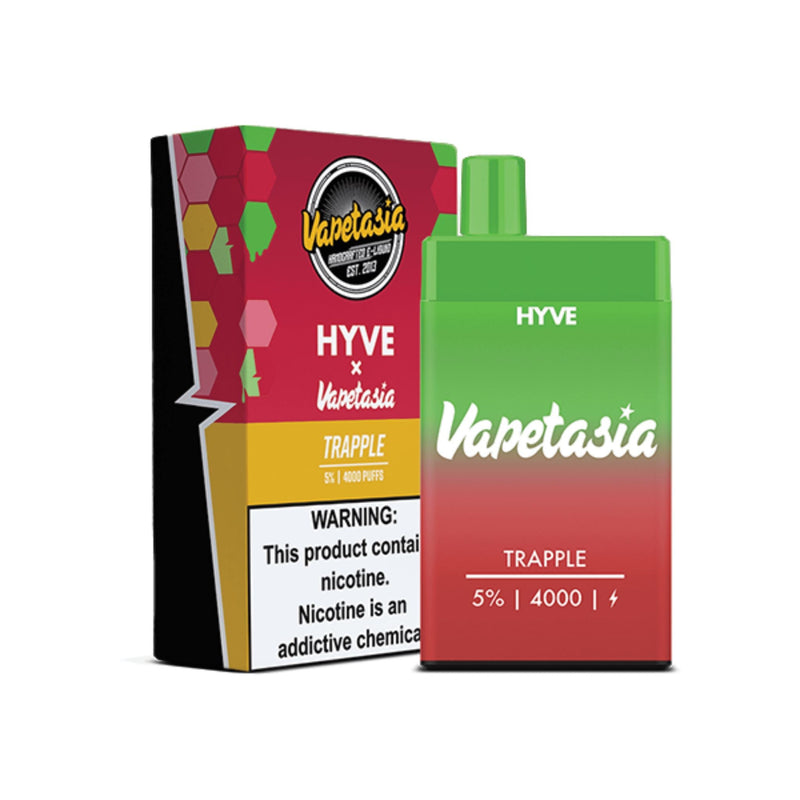 Vapetasia Hyve Mesh Disposable 4000 Puffs 10mL trapple with Packaging
