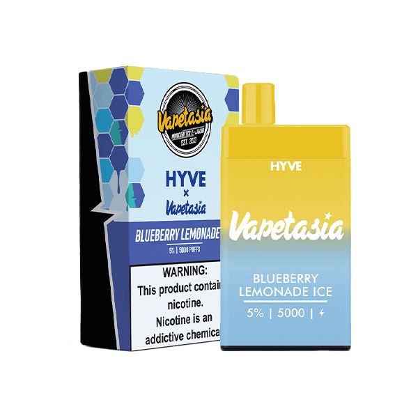 Vapetasia Hyve Mesh Disposable | 5000 Puffs | 12mL blueberry lemonade ice with packaging