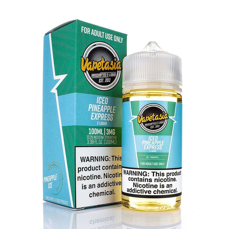 Iced Pineapple Express by Vapetasia 100ml with packaging