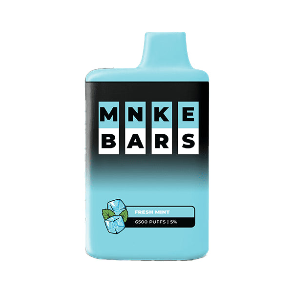 MNKE Bars Disposable 6500 Puffs | 16mL | 50mg - Fresh Mint