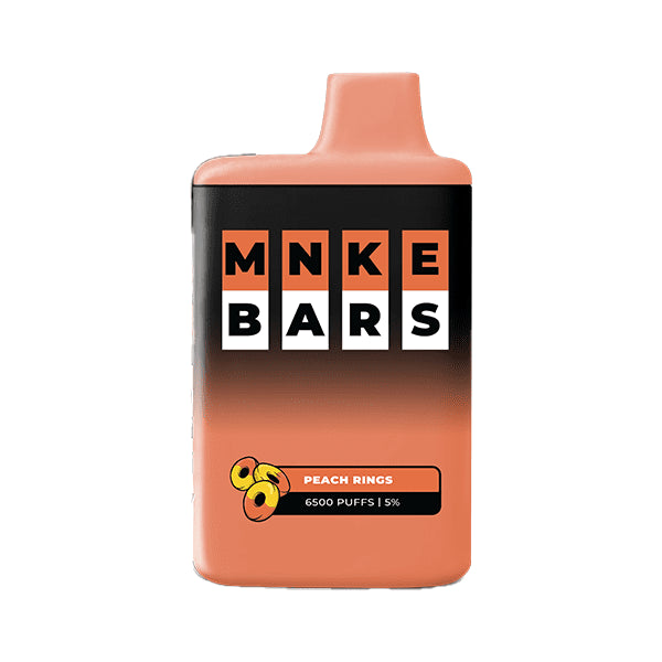 MNKE Bars Disposable 6500 Puffs | 16mL | 50mg - Peach Rings 