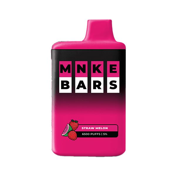 MNKE Bars Disposable 6500 Puffs | 16mL | 50mg - Straw Melon