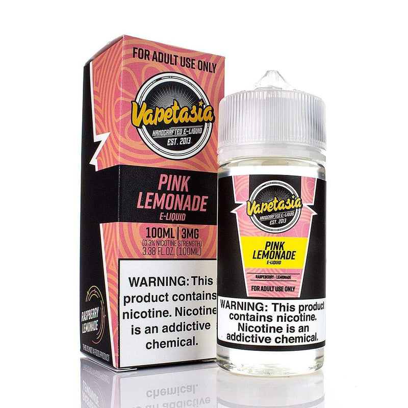 Vapetasia 100mL - Pink Lemonade with packaging