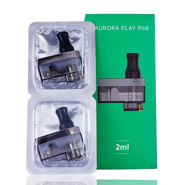 Vaporesso Aurora Play (Click) Replacement Pods (2-Pack) with packaging