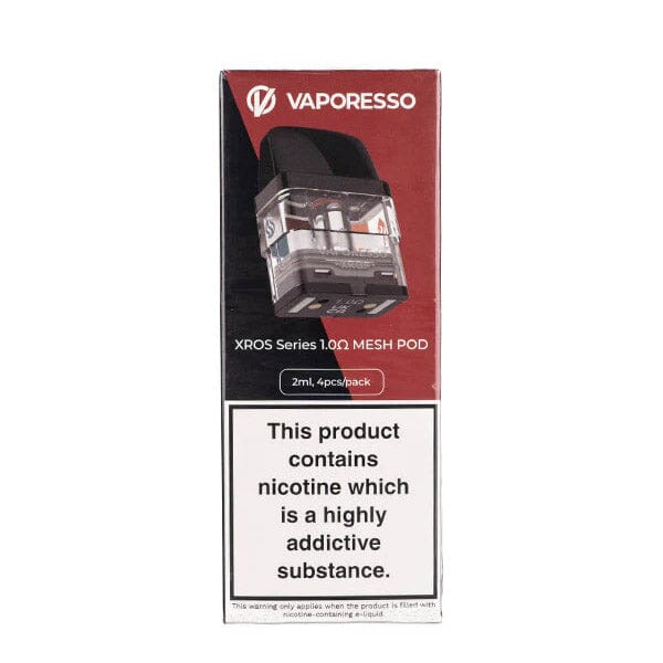 Vaporesso XROS Pods | 4-Pack  1.0ohm Mesh packaging