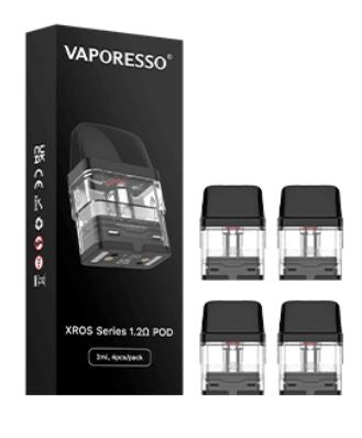 Vaporesso XROS Pods | 4-Pack - 1.2ohm with packaging