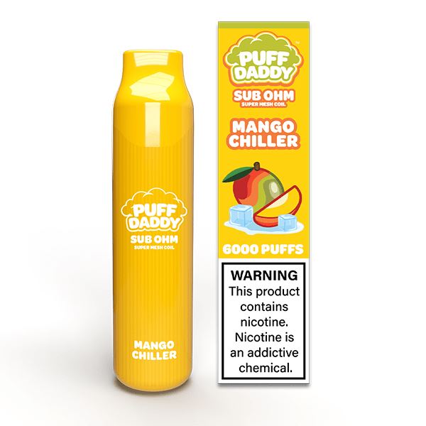 VDX Puff Daddy Disposable | 6000 Puffs | 14mL - Mango Chiller with packaging