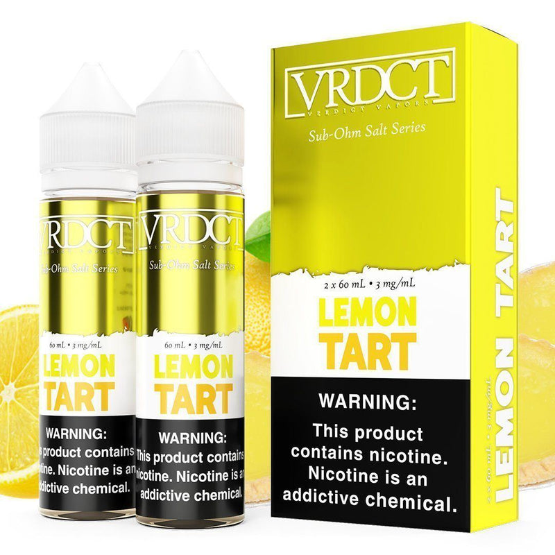 Lemon Tart by VERDICT SERIES E-Liquid 2X 60ml with packaging