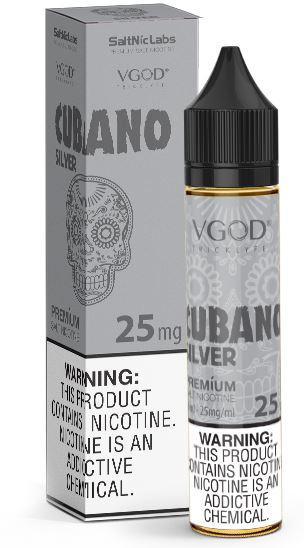 Cubano Silver by VGOD SaltNic 30ml with packaging