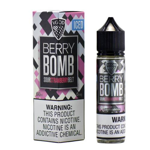 Iced Berry Bomb by VGOD SaltNic 30ml with packaging