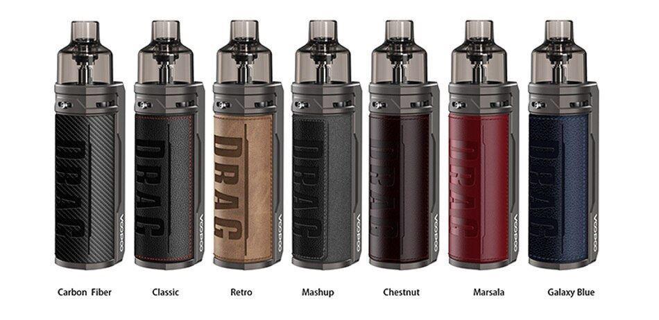  VooPoo Drag S Pod Mod Kit 60w Group Photo