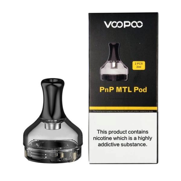 VooPoo PnP Replacement Pods | 2-Pack PnP MTL Pod with packaging