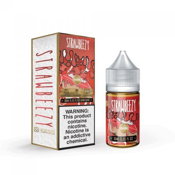 WAKE | Strawbeezy Salt 30ML eLiquid with packaging