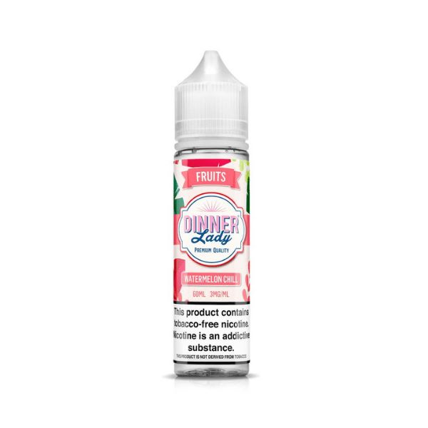 Watermelon Chill by Dinner Lady Tobacco-Free Nicotine 60ml bottle