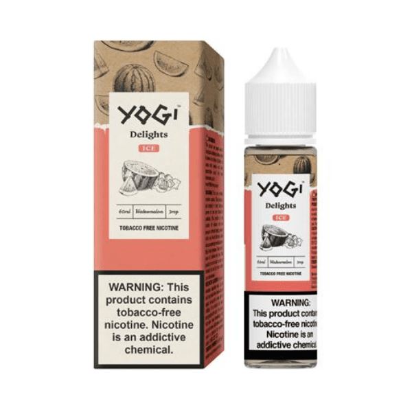 Watermelon Ice by Yogi Delights Tobacco-Free Nicotine 60ml packaging