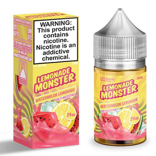 Watermelon Lemonade by Lemonade Monster Salts with packaging