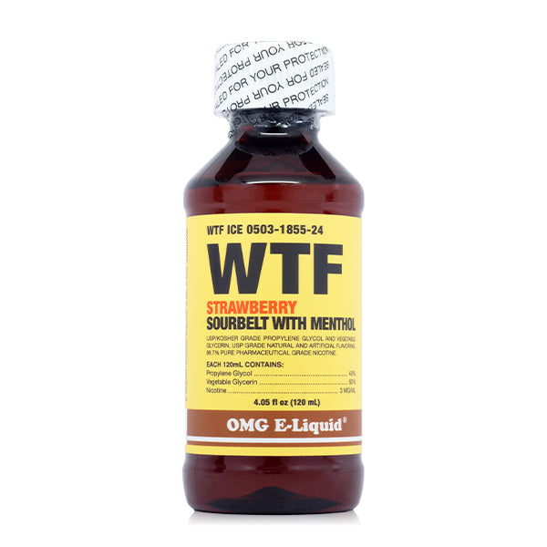 WTF ICE by OMG E-Liquid (Old Packaging) 120mL bottle