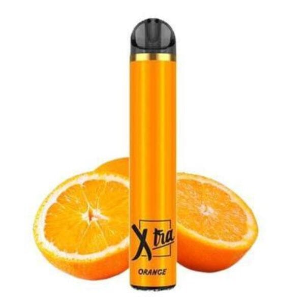 XTRA | Disposable 1500 Puffs (Individual) orange with background