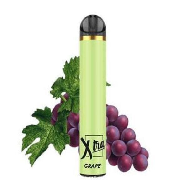 XTRA | Disposable 1500 Puffs (Individual) grape with background